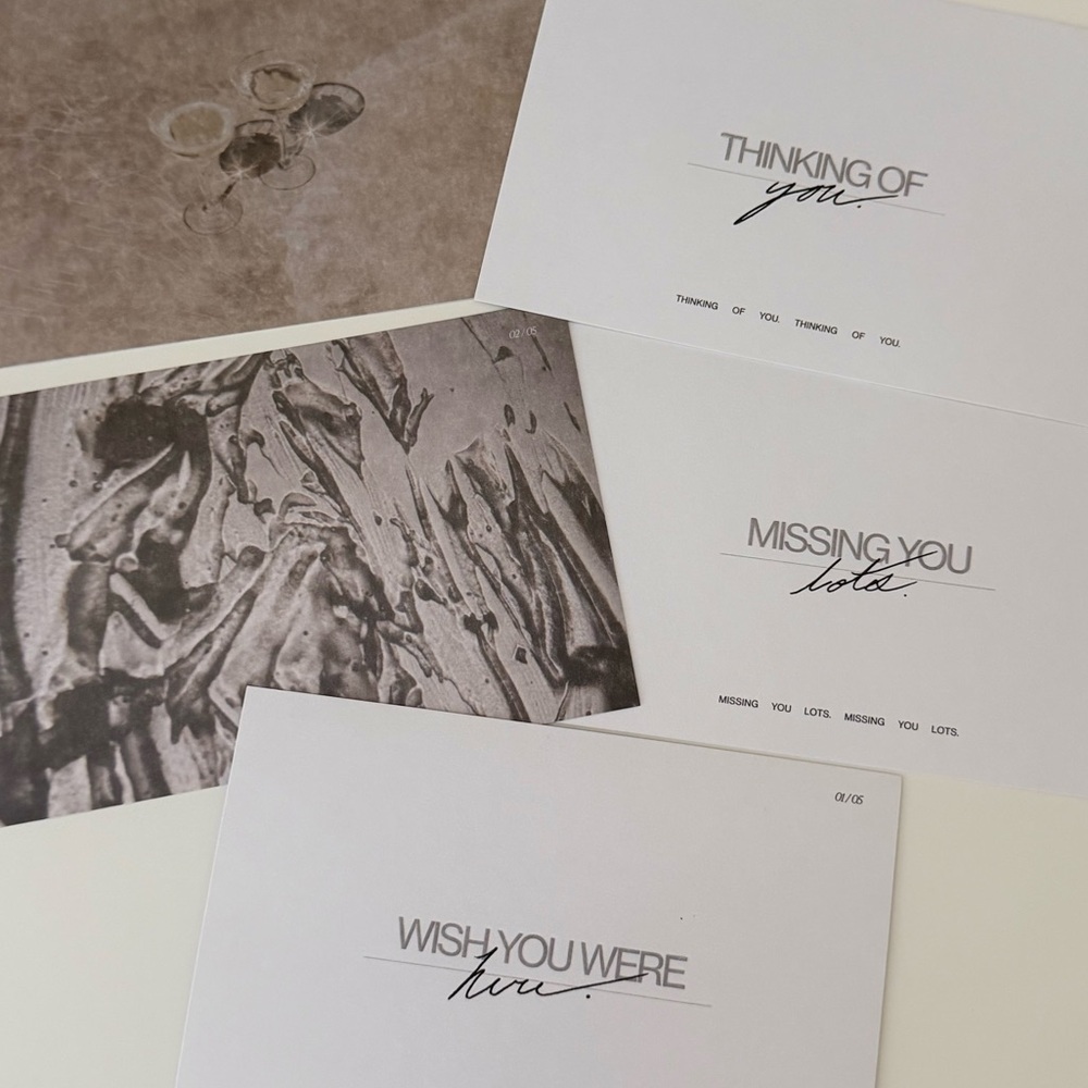 NWT Cloth & Paper a Set of 5 Postcards